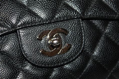 Chanel caviar leather